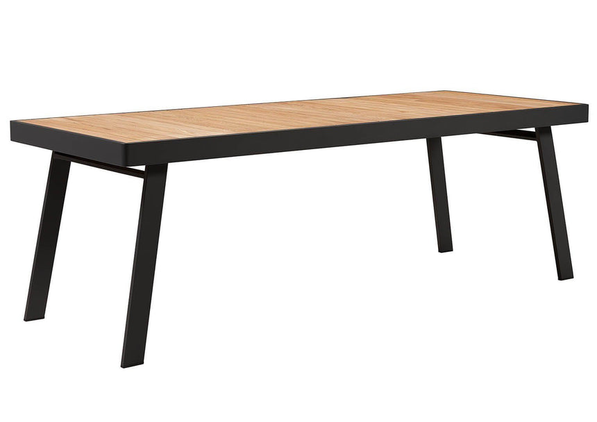 Higold York 10 személyes kerti étkezőszett, fekete színben