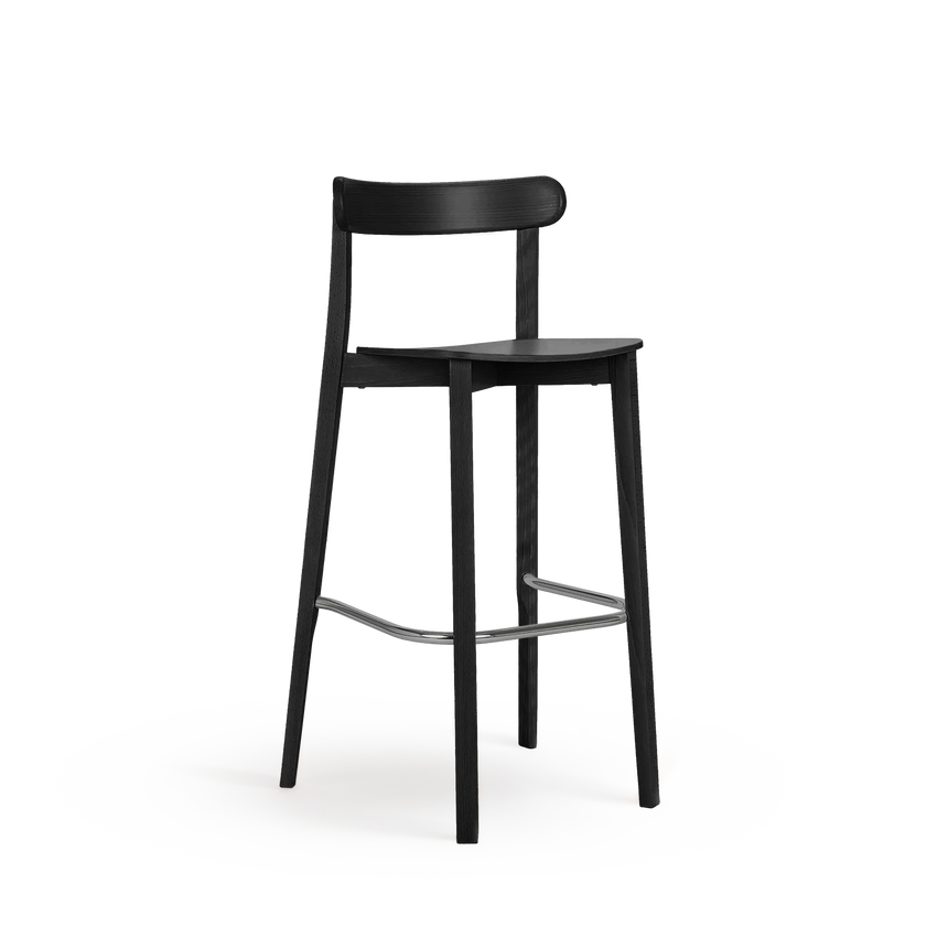 Paged Icho H-4420 bárszék fekete pácolt bükk kivitelben