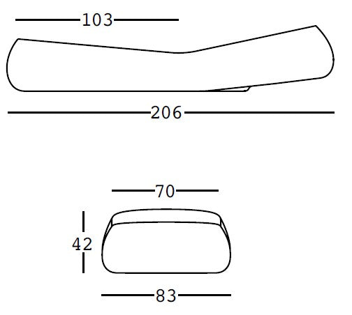 Gumball modern napozóágy
