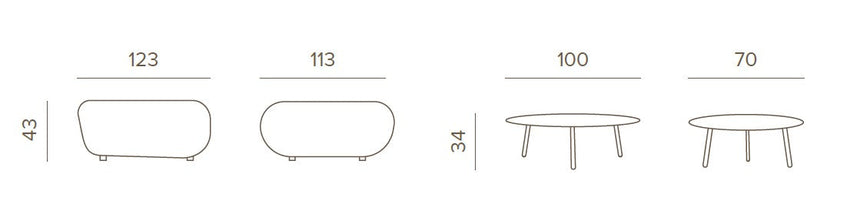 Grattoni Rock – kültéri terasz szett