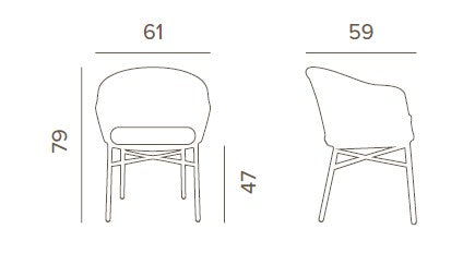 Grattoni Lecce I. kültéri szék