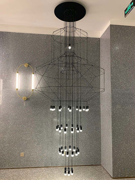Flusso 43 Grande függőlámpa fekete