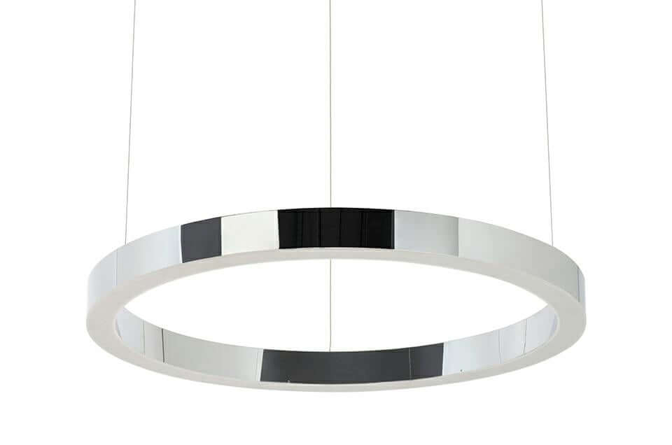 Ring 60 függőlámpa ezüst – LED, polírozott acél
