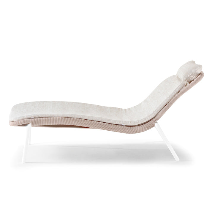 Grattoni Leaf napozóágy, fehér