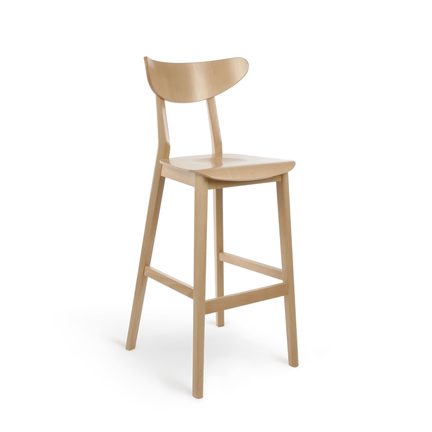 Paged Lof H-4230 bárszék világos bükk kivitelben, 78 cm ülésmagasság