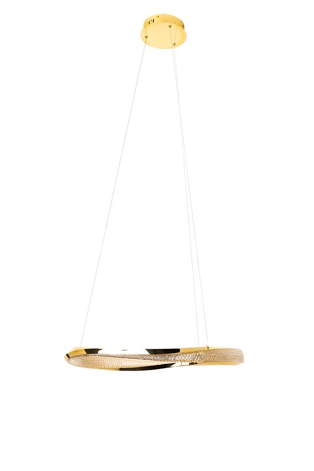 Anillo 60 függőlámpa arany – LED, fém, alumínium