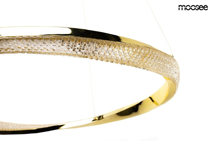 Anillo 60 függőlámpa arany – LED, fém, alumínium