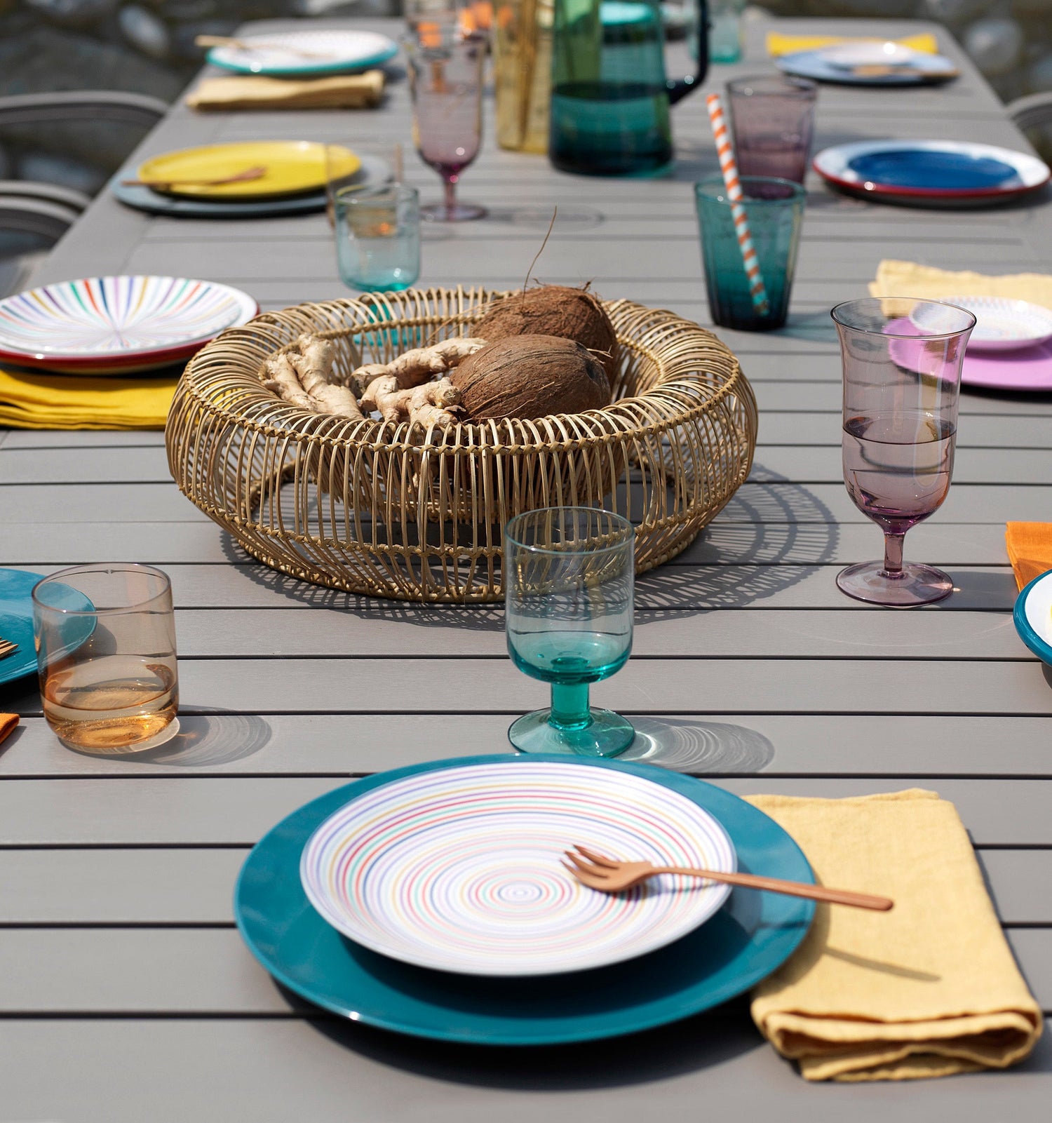 Nardi Alloro – Palma 6 személyes étkezőszett, választható színben