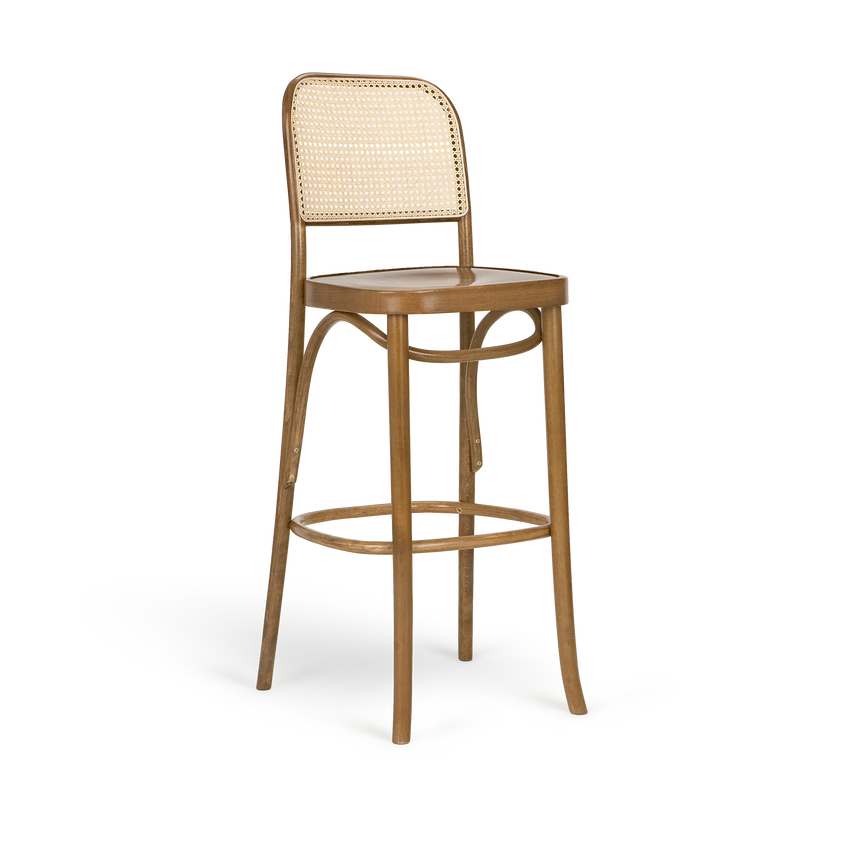 Paged Classic H-8136 bárszék fonott háttámlával, 75 cm ülésmagasság