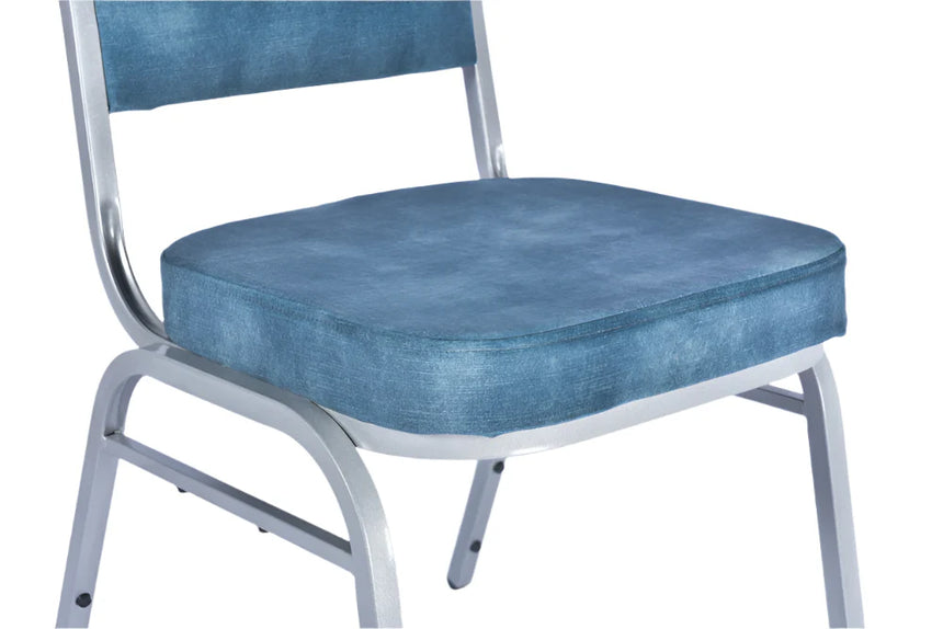 Mark prémium konferenciaszék – foltálló, petrolkék kárpittal