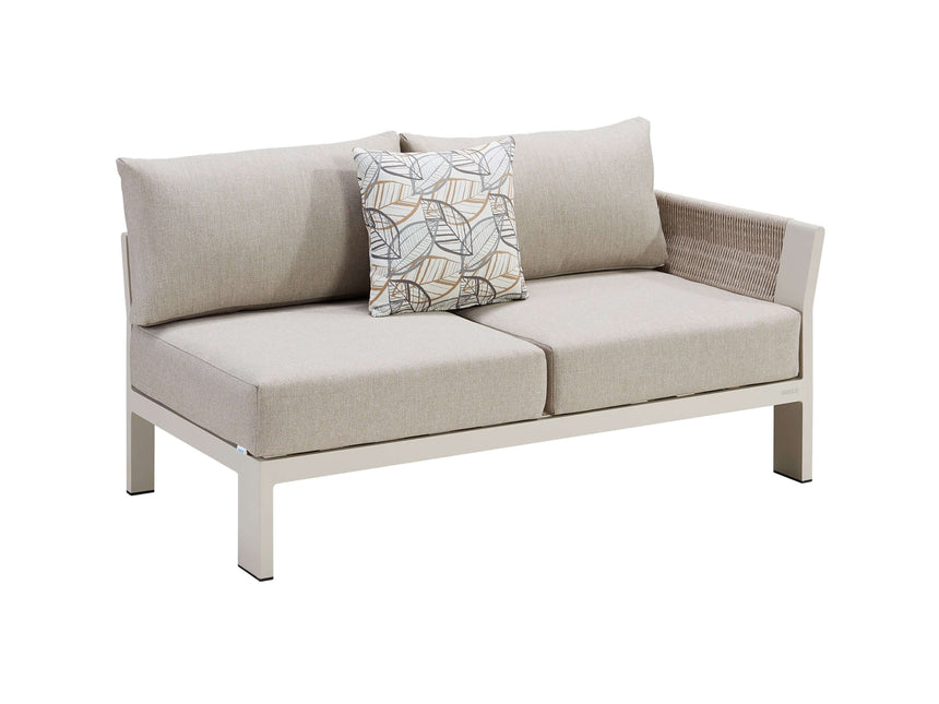 Higold Borromeo 5 személyes kerti sarokülő szett, taupe színben