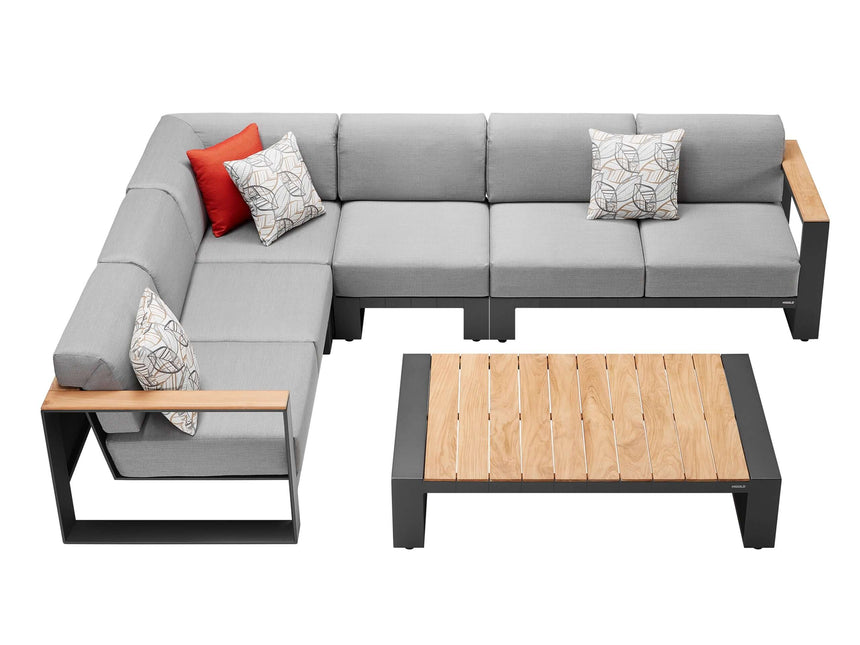 Higold Cambusa 5 személyes kerti sarokülő szett