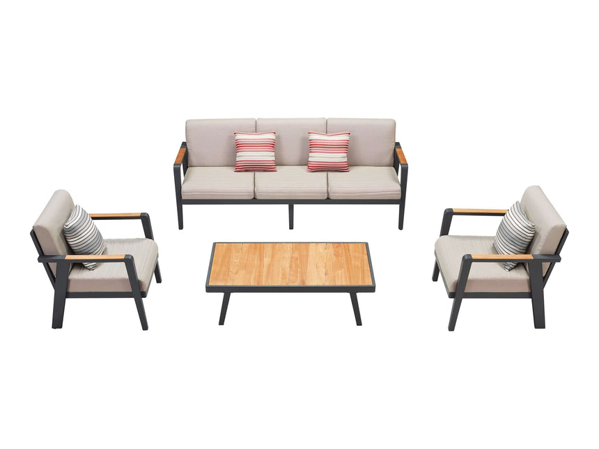 Higold Emoti - 5 személyes sarokülő garnitúra bézs színben