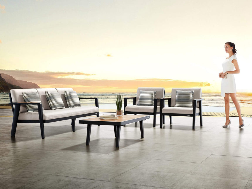 Higold Emoti - 5 személyes sarokülő garnitúra bézs színben