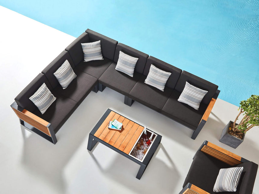 Higold New York 5 személyes kerti sarokülő szett