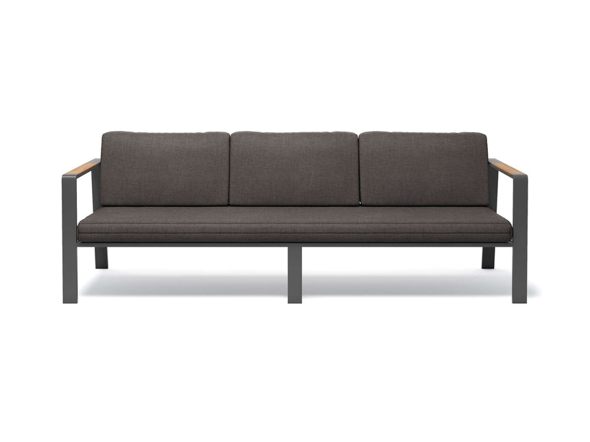 Higold Nofi - 5 személyes kerti ülőgarnitúra, fekete színben