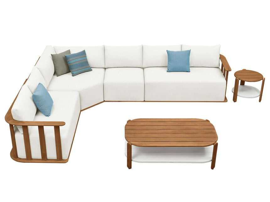 Higold Pallisad 5 személyes kerti sarokülő szett