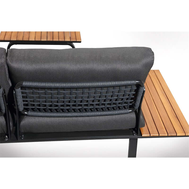 Higold Punto 5 személyes kerti sarokülő szett, antracit színben