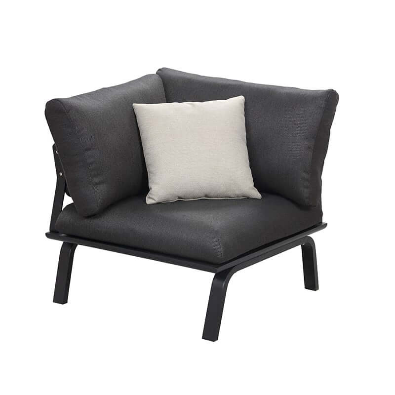Higold Punto 5 személyes kerti sarokülő szett, antracit színben