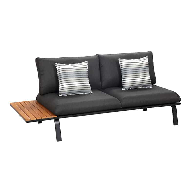 Higold Punto 5 személyes kerti sarokülő szett, antracit színben