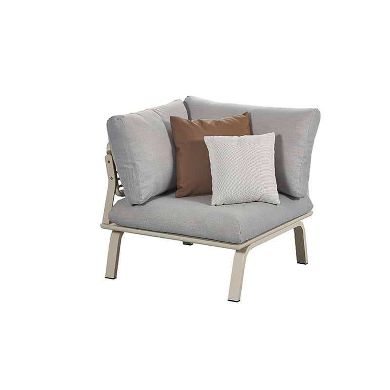 Higold Punto 5 személyes kerti sarokülő szett, bézs színben