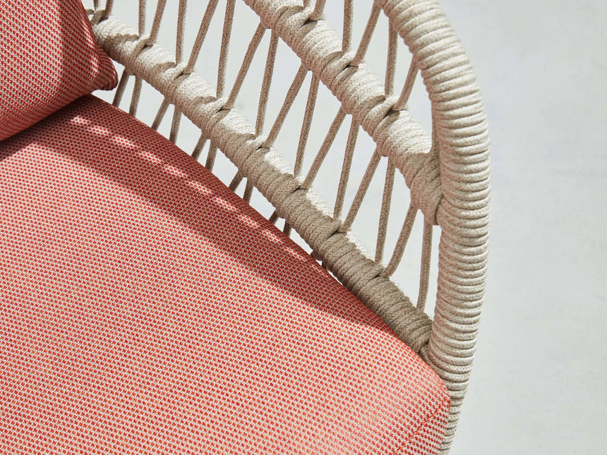 Higold Vasca 4 személyes kerti ülőgarnitúra szett, coral színben