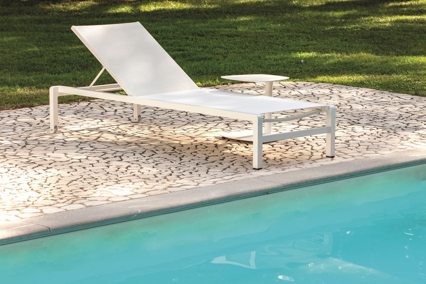 Grattoni 927 napozóágy, fehér