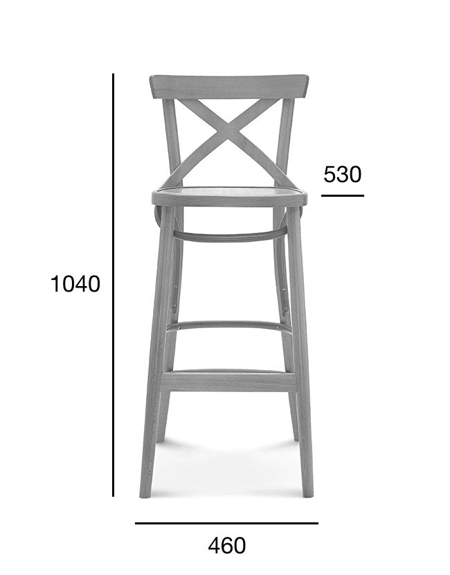 Fameg BST-8810/1 bárszék bárpult mellett, vendéglátó térben