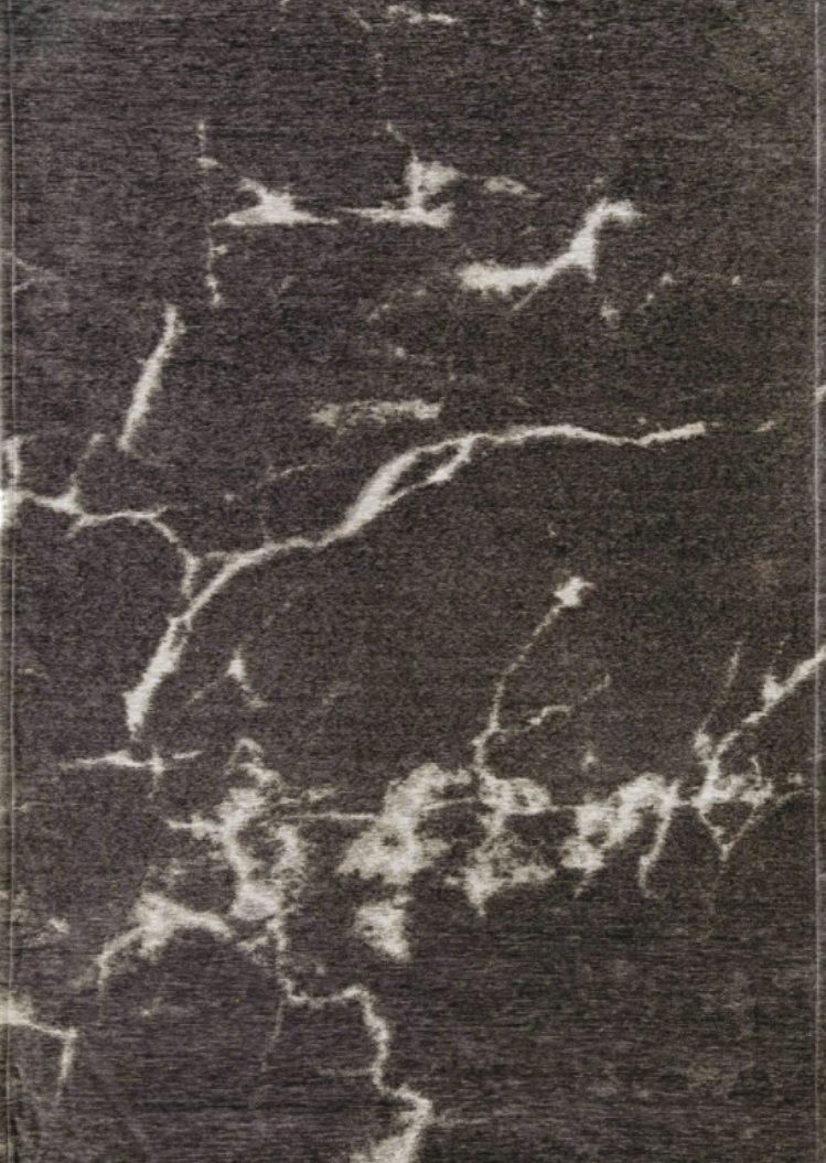 Carrara Taupe modern szőnyeg felülnézetből, taupe márványmintával