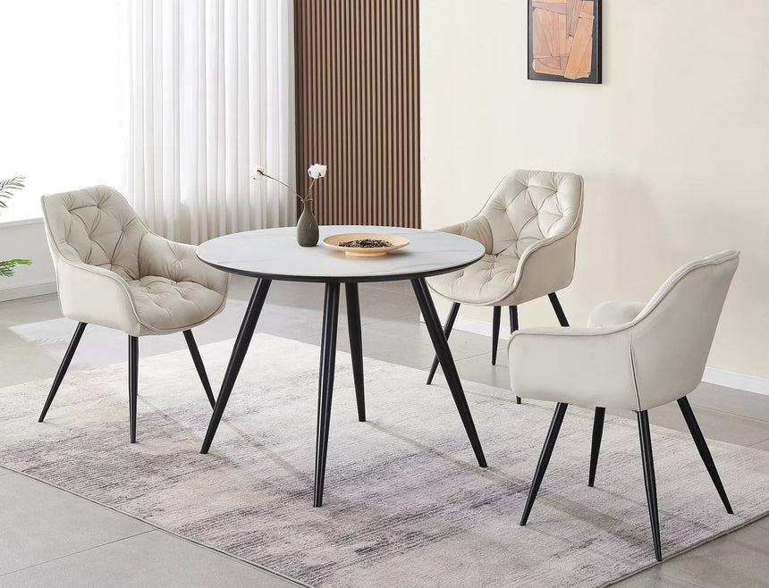 Ideal Kerámia Fehér étkezőasztal