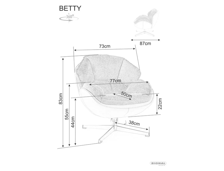 Fotel Betty IV.