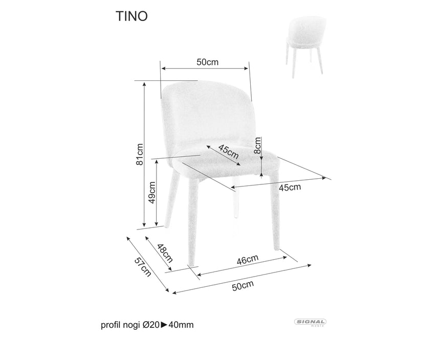 Étkezőszék Tino Wind I.