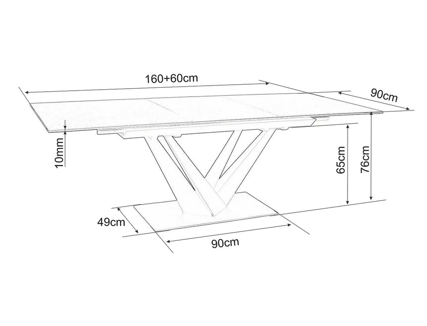 Sorento kerámia étkezőasztal