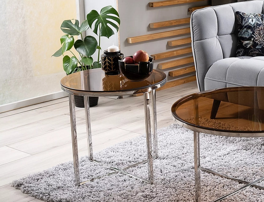 Crystal B dohányzóasztal