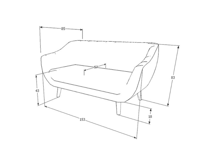 Kanapé Elite 2 Velvet II.