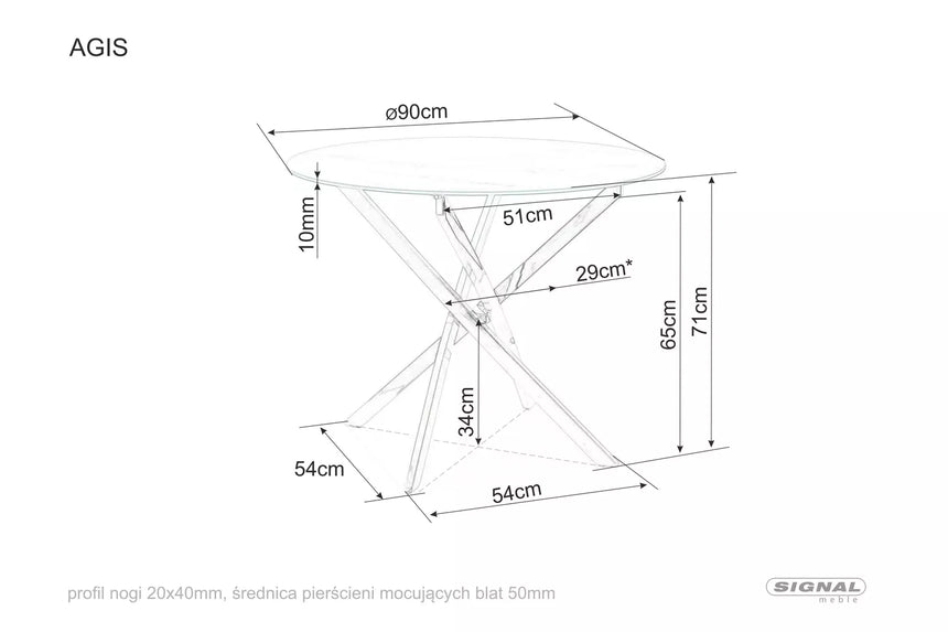 Agis II. étkezőasztal