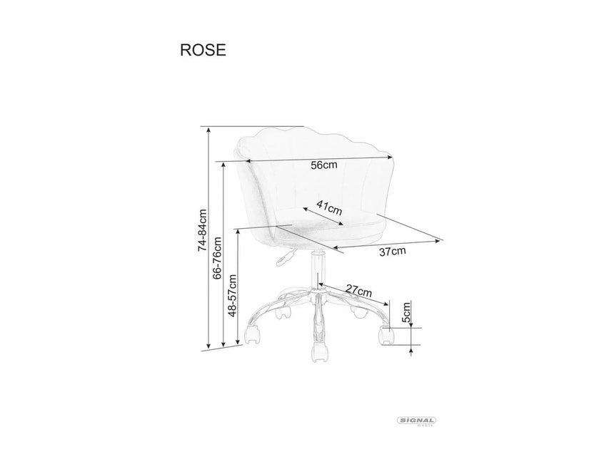 Irodaszék Rose Velvet II.