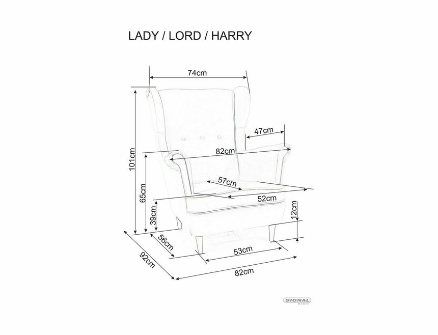 Lady Velvet fotel II.