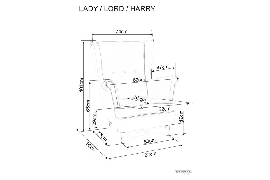 Lady Velvet fotel III.