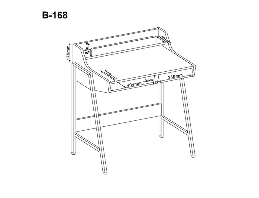 B-168 íróasztal