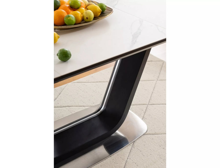 Armani kerámia asztal I. étkezőasztal