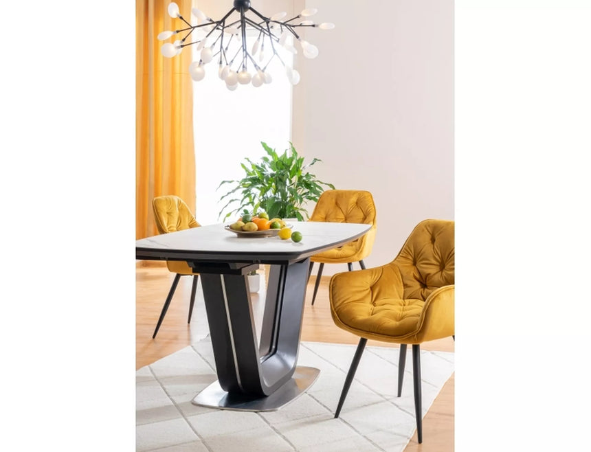 Armani kerámia asztal I. étkezőasztal