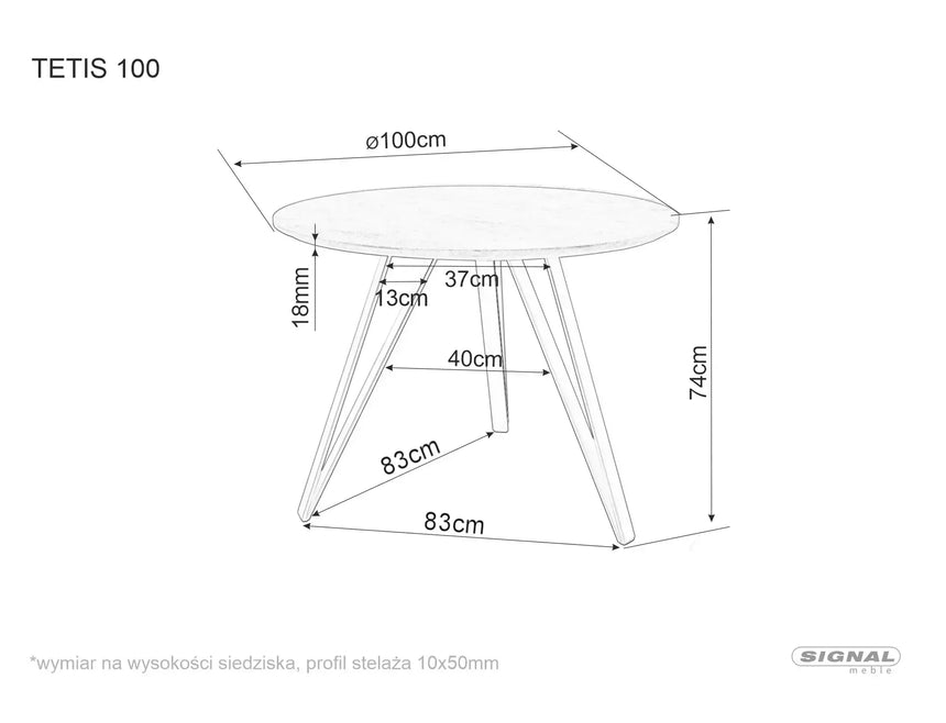 Tetis étkezőasztal