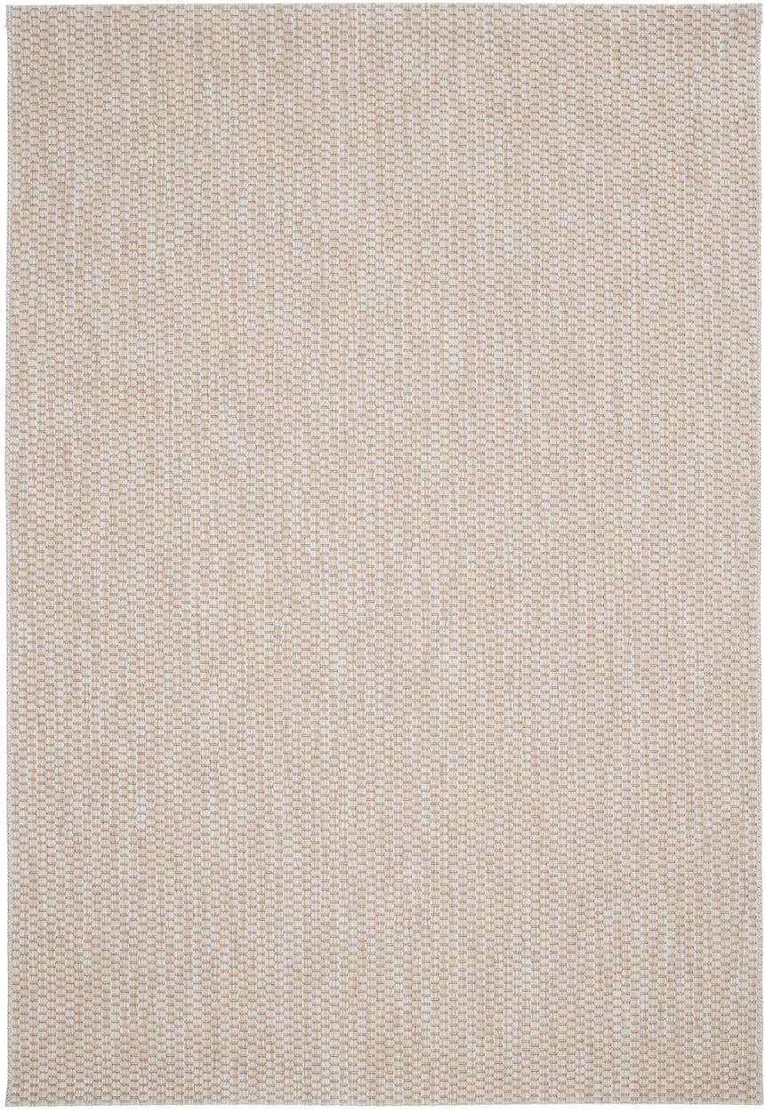 Grano Beige kültéri szőnyeg felülnézetből, világos bézs színben