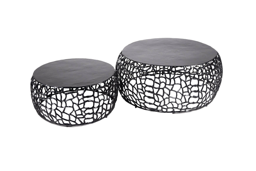 Kl Nova dohányzóasztal szett fekete színben