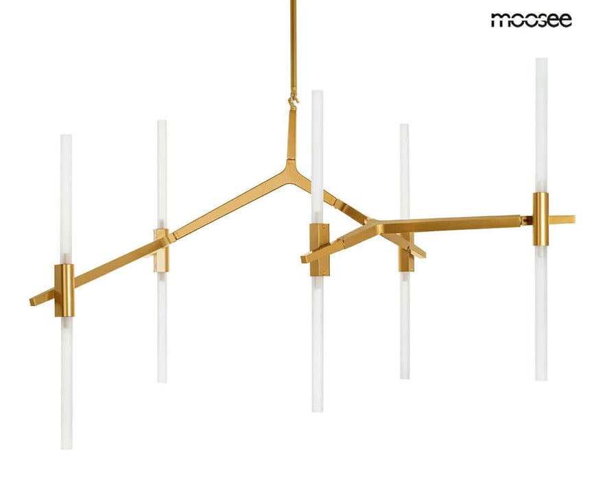 Candelabr 10 függőlámpa arany