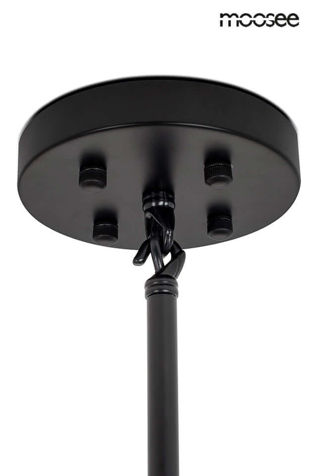 Candelabr 10 függőlámpa fekete
