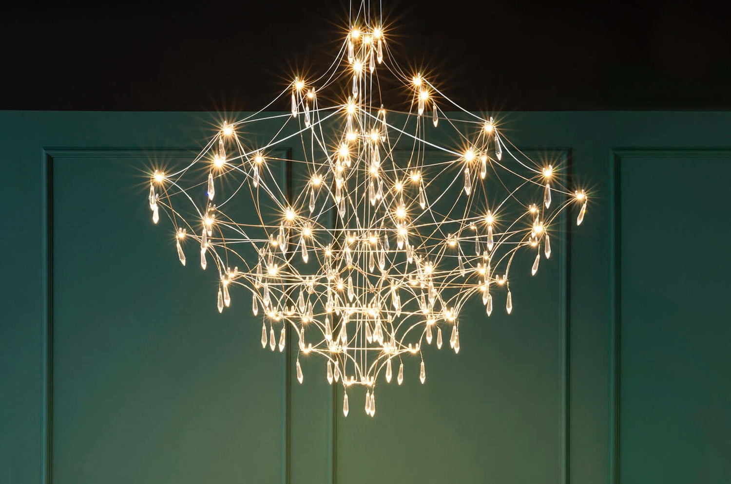 Constellation 100 Gold függőlámpa – LED, csiszolt acél