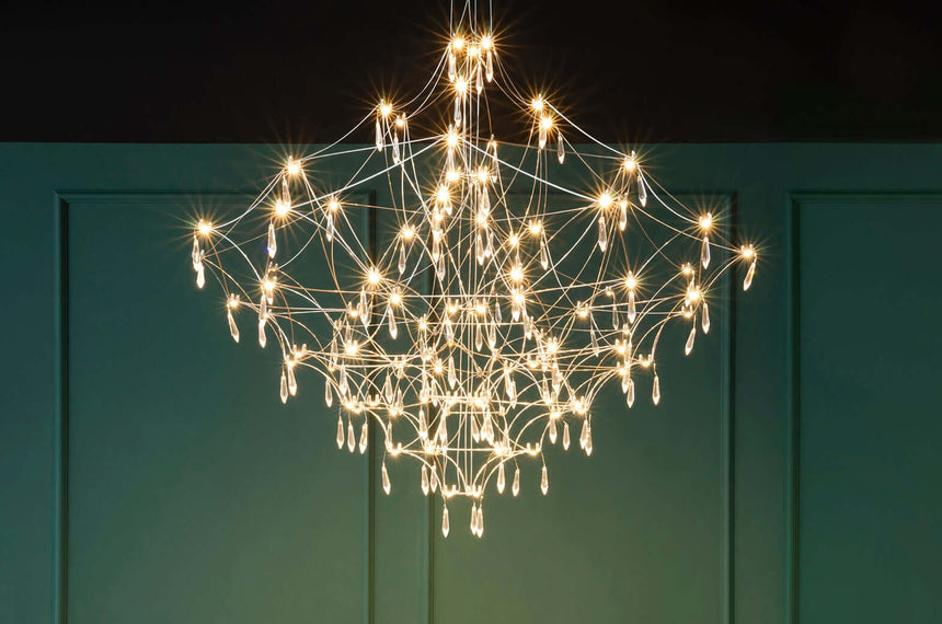 Constellation 100 Gold függőlámpa – LED, csiszolt acél