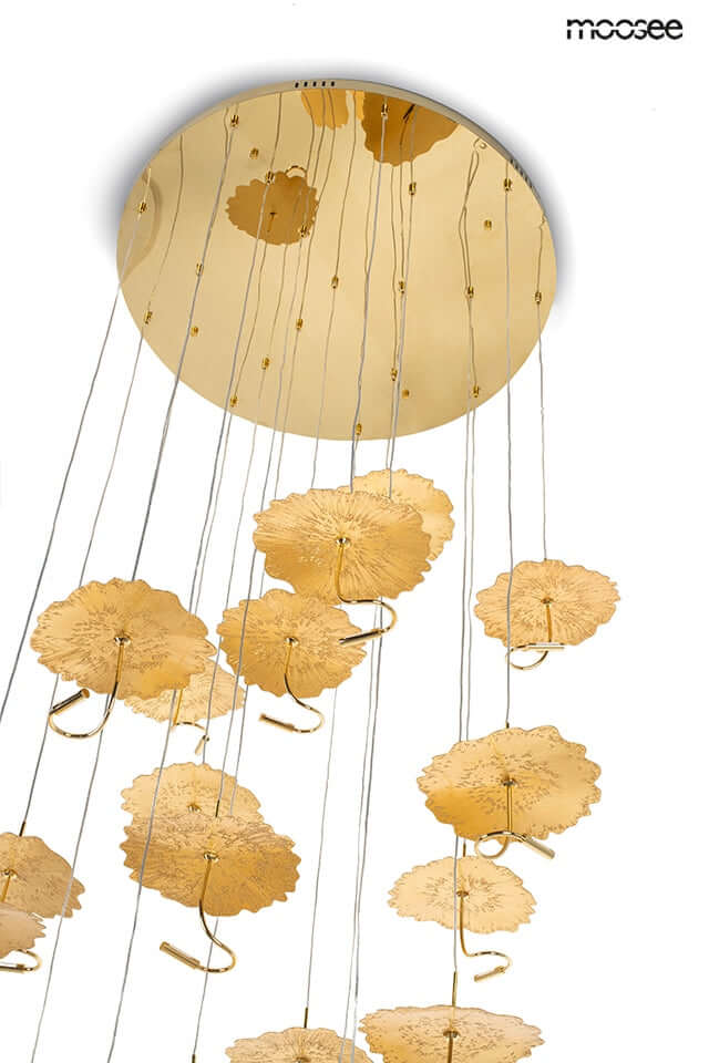 Leafs Disc függőlámpa arany